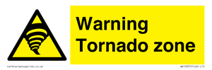 Warning Tornado zone